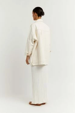 DISSH PERI CREAM DENIM SHACKET 8 DISSH PERI CREAM DENIM SHACKET -DISSH all-clothing Shop DCD02015CRE.140 3