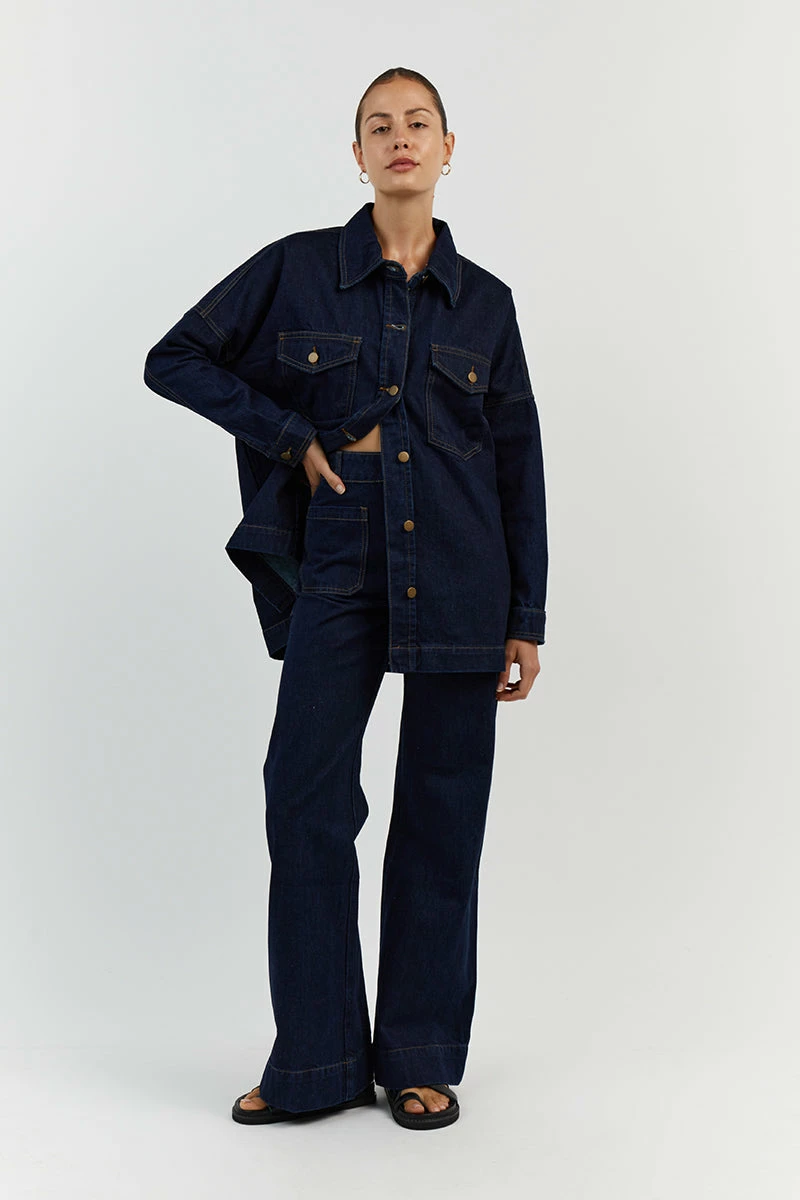 DISSH PERI INDIGO SHACKET 2 DISSH PERI INDIGO SHACKET - Image 2