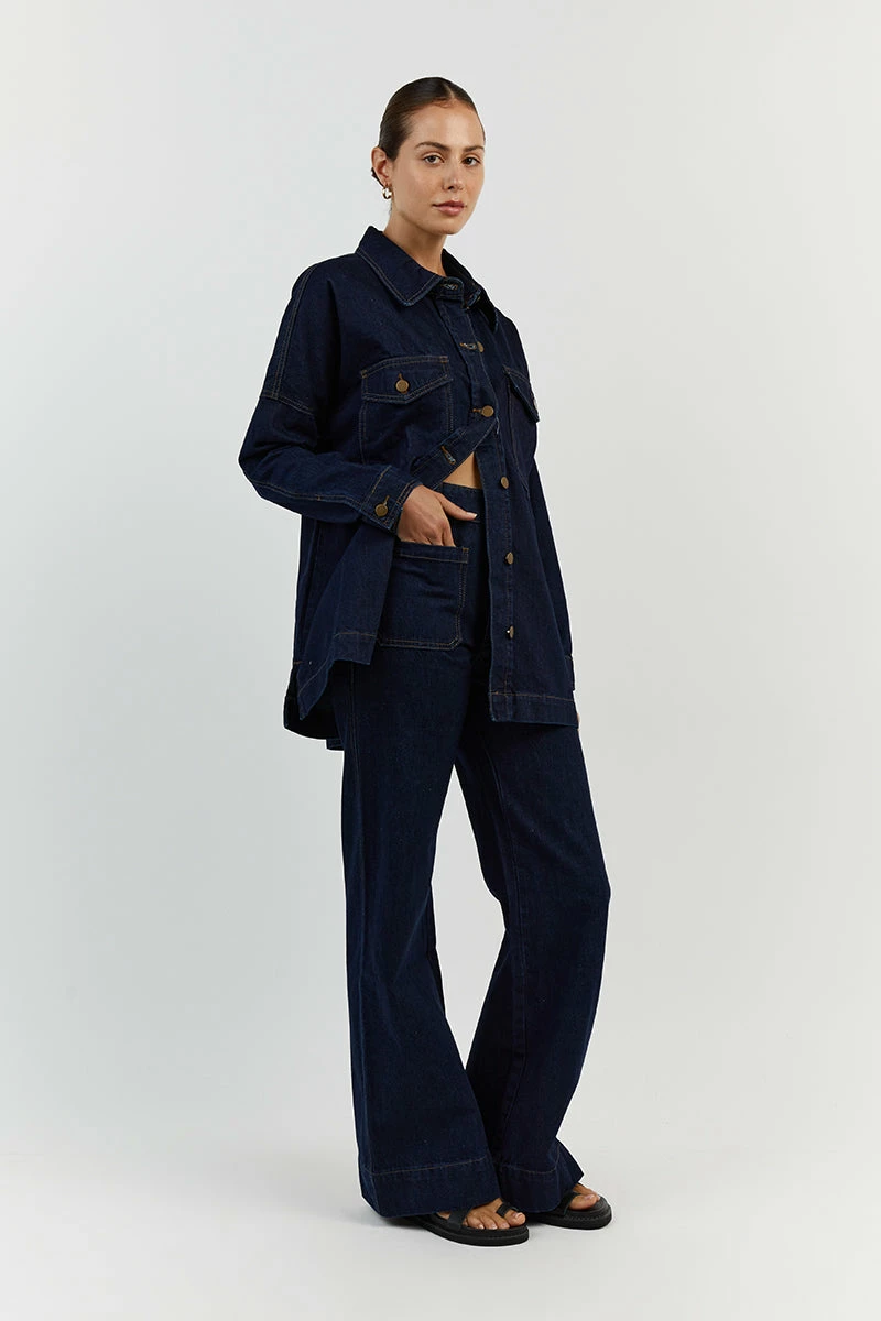 DISSH PERI INDIGO SHACKET 4 DISSH PERI INDIGO SHACKET - Image 4