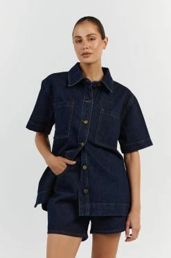 DISSH PIPER INDIGO DENIM JACKET