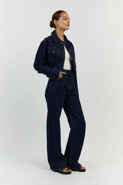 DISSH DEVIN INDIGO WIDE LEG DENIM JEAN 7 DISSH DEVIN INDIGO WIDE LEG DENIM JEAN -DISSH all-clothing Shop DCD02018IND.495 12 1