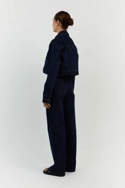 DISSH DEVIN INDIGO WIDE LEG DENIM JEAN 8 DISSH DEVIN INDIGO WIDE LEG DENIM JEAN -DISSH all-clothing Shop DCD02018IND.495 13 1