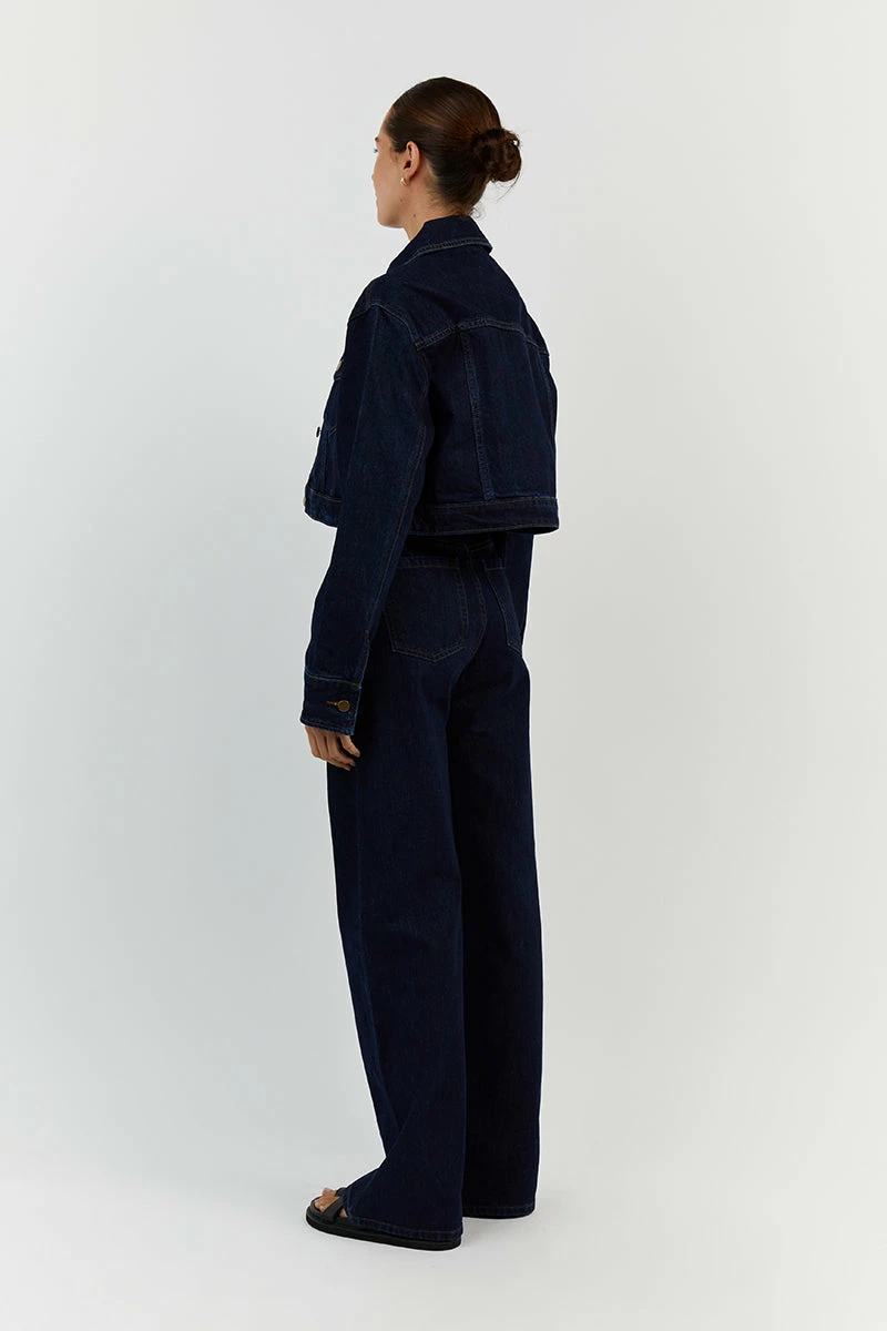 DISSH DEVIN INDIGO WIDE LEG DENIM JEAN 4 DISSH DEVIN INDIGO WIDE LEG DENIM JEAN - Image 4