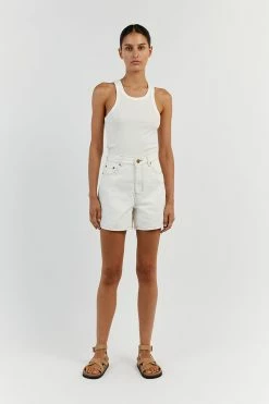DISSH PIPER OFF WHITE DENIM SHORT 7 DISSH PIPER OFF WHITE DENIM SHORT -DISSH all-clothing Shop DCD07030OW.105 11