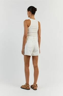 DISSH PIPER OFF WHITE DENIM SHORT 9 DISSH PIPER OFF WHITE DENIM SHORT -DISSH all-clothing Shop DCD07030OW.105 13