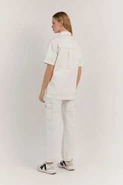 DISSH BRONX OFF WHITE MID RISE CARGO 8 DISSH BRONX OFF WHITE MID RISE CARGO -DISSH all-clothing Shop DCD090810W.105 3