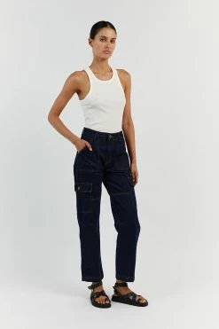 DISSH BRONX INDIGO MID RISE CARGO 9 DISSH BRONX INDIGO MID RISE CARGO -DISSH all-clothing Shop DCD09081IND.495 12