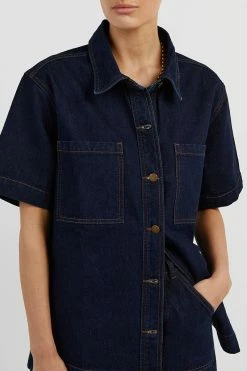 DISSH BRONX INDIGO MID RISE CARGO 12 DISSH BRONX INDIGO MID RISE CARGO -DISSH all-clothing Shop DCD09081IND.495 4