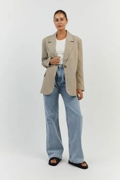 DISSH ALEXA BLUE MID RISE SLOUCHY JEAN