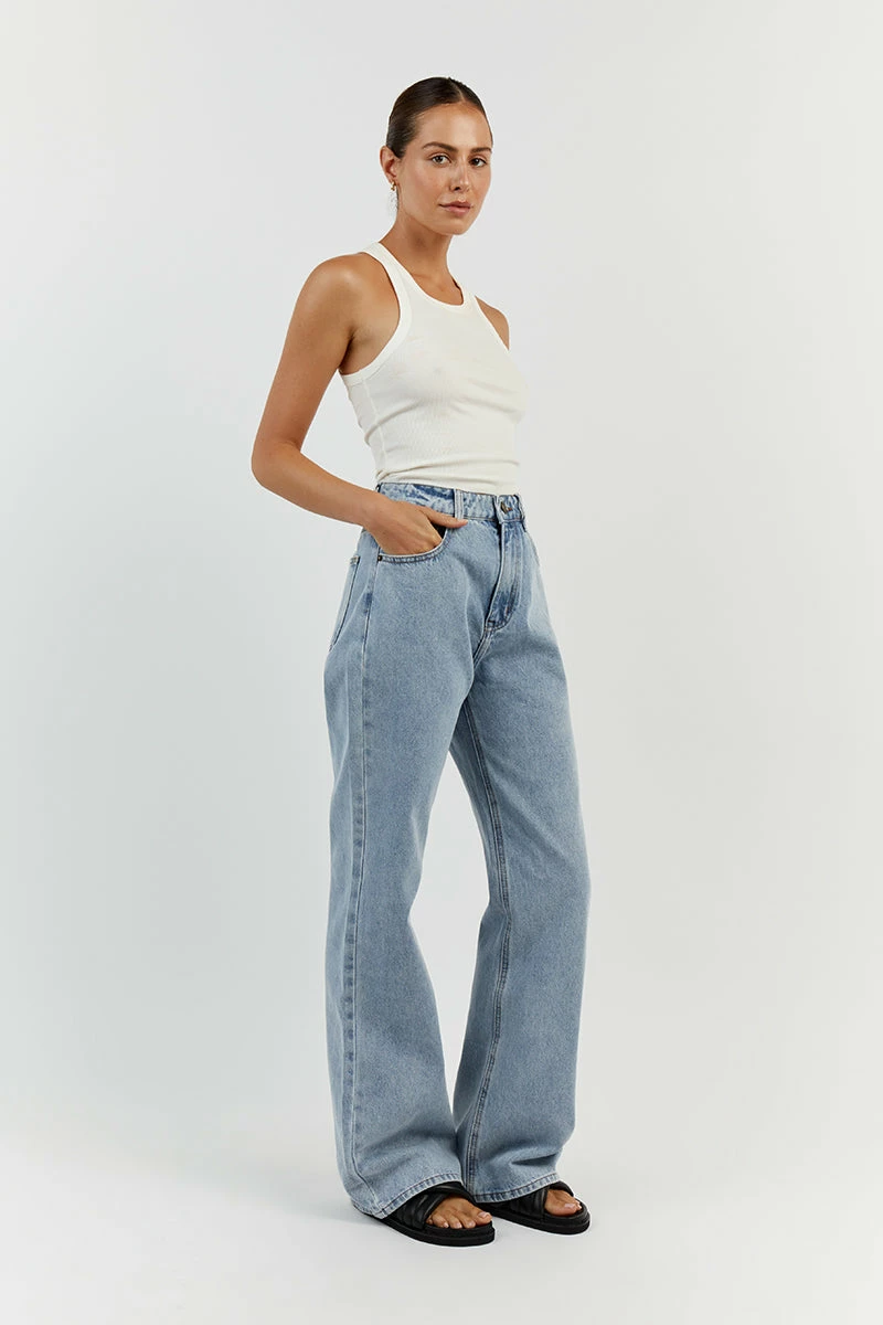 DISSH ALEXA BLUE MID RISE SLOUCHY JEAN 3 DISSH ALEXA BLUE MID RISE SLOUCHY JEAN - Image 3