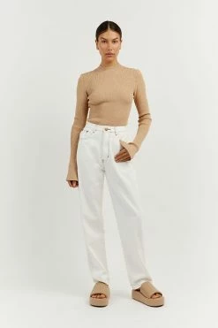 DISSH FINLEY OFF WHITE DENIM JEAN