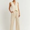 DISSH NORAH BUTTER LINEN PANT