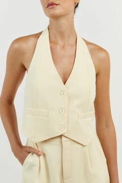 DISSH EVA LEMON HALTER VEST 9 DISSH EVA LEMON HALTER VEST -DISSH all-clothing Shop DFS01004LEM.210 14 e17a09af 5c5a 46b4 9fce cc5230e2da2b