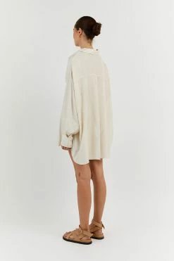 DISSH ELLISON CREAM OVERSIZED SHIRT 8 DISSH ELLISON CREAM OVERSIZED SHIRT -DISSH all-clothing Shop DFS03008CRM.115 13