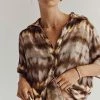 DISSH GABI TIE DYE VISCOSE VACATION SHIRT