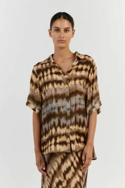 DISSH GABI TIE DYE VISCOSE VACATION SHIRT 9 DISSH GABI TIE DYE VISCOSE VACATION SHIRT -DISSH all-clothing Shop DFS03152LIC.415 11