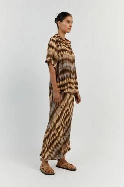 DISSH GABI TIE DYE VISCOSE VACATION SHIRT 10 DISSH GABI TIE DYE VISCOSE VACATION SHIRT -DISSH all-clothing Shop DFS03152LIC.415 12