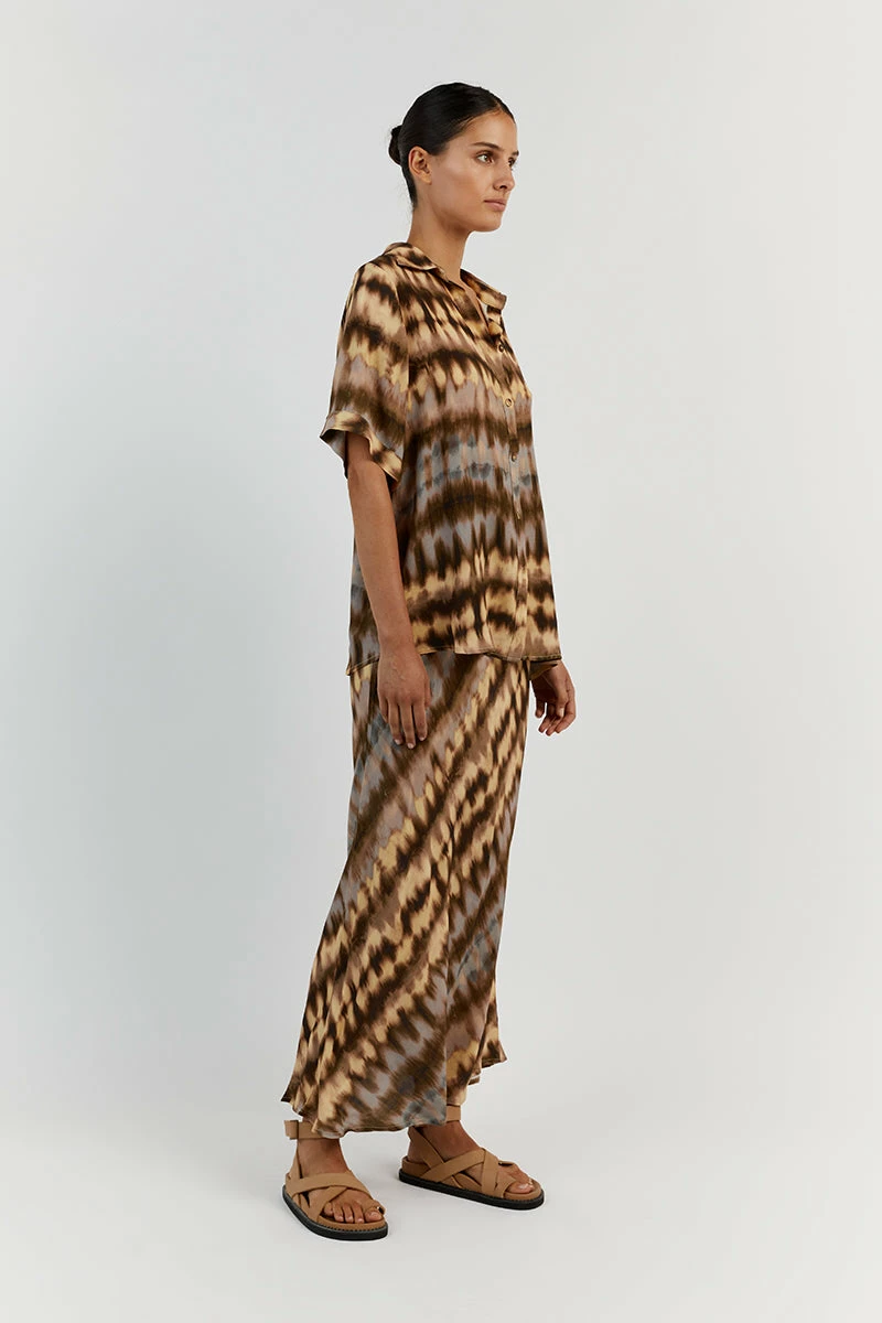 DISSH GABI TIE DYE VISCOSE VACATION SHIRT 4 DISSH GABI TIE DYE VISCOSE VACATION SHIRT - Image 4