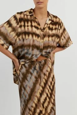 DISSH GABI TIE DYE VISCOSE VACATION SHIRT 13 DISSH GABI TIE DYE VISCOSE VACATION SHIRT -DISSH all-clothing Shop DFS03152LIC.415 14