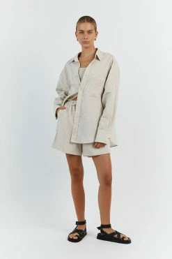 DISSH HAZEL NATURAL LINEN SHIRT