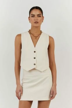 DISSH ROWAN CREAM VEST