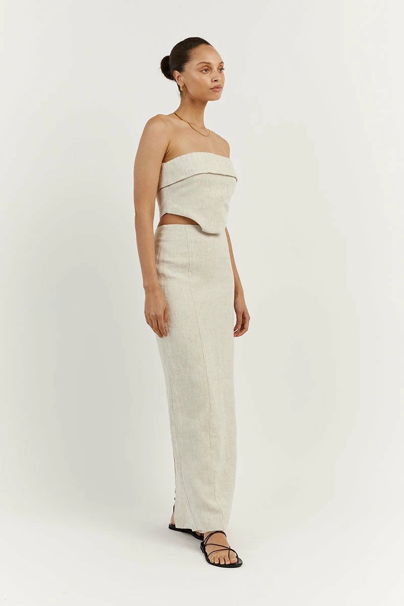 DISSH LILY NATURAL LINEN CORSET 3 DISSH LILY NATURAL LINEN CORSET - Image 3