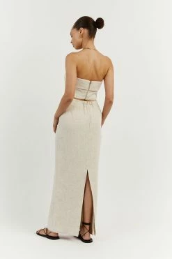 DISSH LILY NATURAL LINEN CORSET 8 DISSH LILY NATURAL LINEN CORSET -DISSH all-clothing Shop DFS04194NAT.150 3