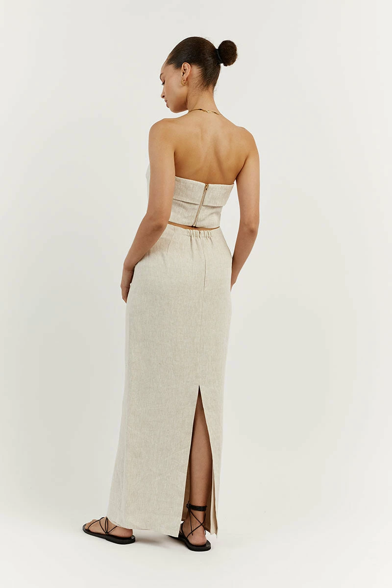 DISSH LILY NATURAL LINEN CORSET 4 DISSH LILY NATURAL LINEN CORSET - Image 4