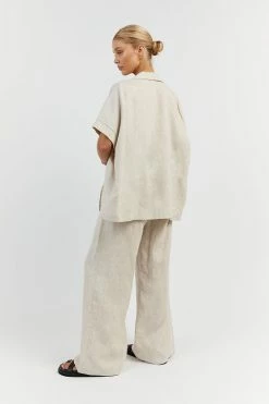 DISSH CAMPBELL NATURAL LINEN SHIRT 8 DISSH CAMPBELL NATURAL LINEN SHIRT -DISSH all-clothing Shop DFS04207NAT.150 13