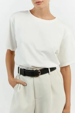 DISSH CHARLOTTE OFF WHITE CREW NECK TEE 11 DISSH CHARLOTTE OFF WHITE CREW NECK TEE -DISSH all-clothing Shop DFS04285OW.105 14 66ab6819 650d 411c 8f37 d7146f8b9550