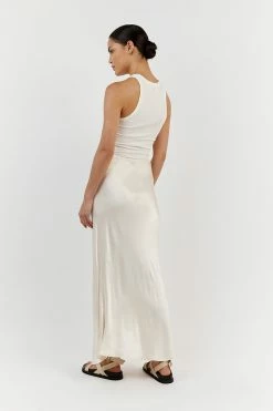 DISSH BOBBY PEARL SATIN BIAS CUT SKIRT -DISSH all-clothing Shop DFS05082PER.197 13 6866cf1f 00b2 4c4d aea6 df95936868d3