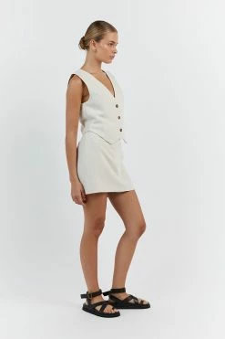 DISSH ROWAN BONE MINI SKIRT -DISSH all-clothing Shop DFS05105BO.158 12