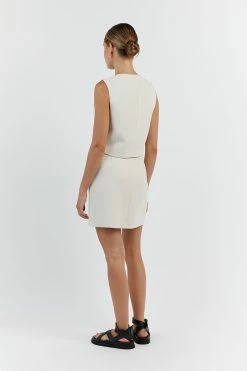 DISSH ROWAN BONE MINI SKIRT -DISSH all-clothing Shop DFS05105BO.158 13