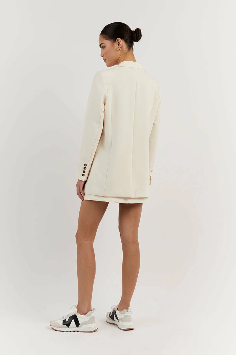 DISSH ROWAN CREAM MINI SKIRT 4 DISSH ROWAN CREAM MINI SKIRT - Image 4