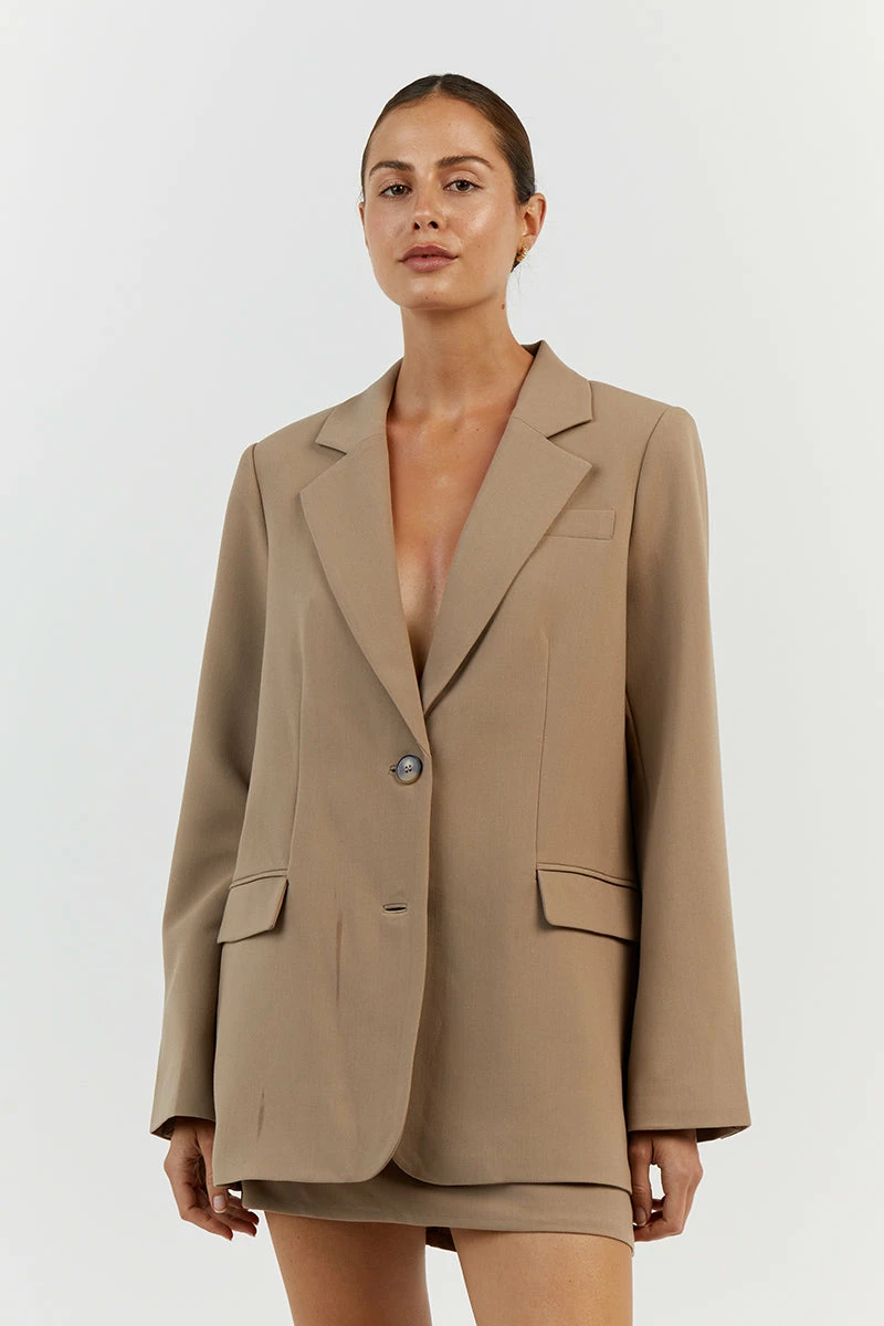 DISSH ROWAN MOCHA MINI SKIRT 6 DISSH ROWAN MOCHA MINI SKIRT - Image 6