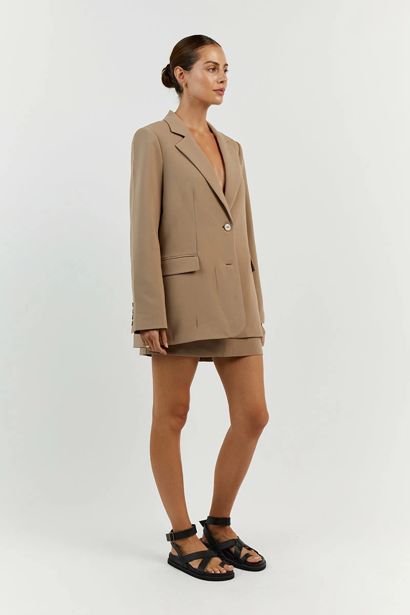 DISSH ROWAN MOCHA MINI SKIRT 7 DISSH ROWAN MOCHA MINI SKIRT - Image 7