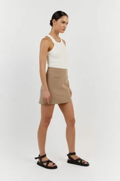 DISSH ROWAN MOCHA MINI SKIRT 10 DISSH ROWAN MOCHA MINI SKIRT -DISSH all-clothing Shop DFS05105MOC.565 12 8ddf9e3b 38ca 4aba b3fc 83b08fd3861d