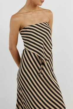 DISSH CLEMENCE WHEAT STRIPE BIAS SKIRT 9 DISSH CLEMENCE WHEAT STRIPE BIAS SKIRT -DISSH all-clothing Shop DFS05120STI.104 14