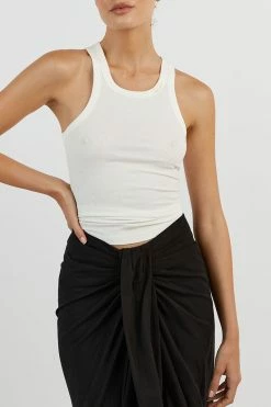 DISSH AMELIA BLACK KNOTTED MIDI SKIRT 9 DISSH AMELIA BLACK KNOTTED MIDI SKIRT -DISSH all-clothing Shop DFS05123BK.600 13