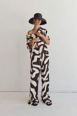 DISSH NINA CREAM DRAWSTRING PANT