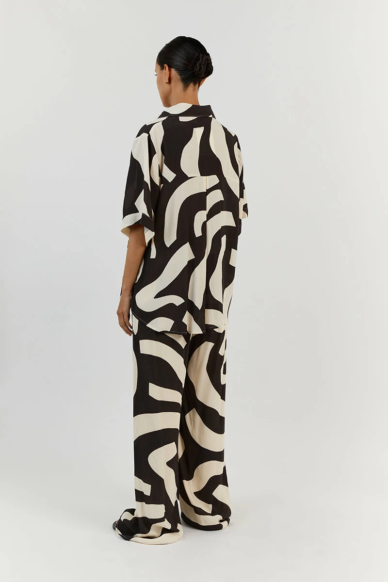 DISSH NINA CREAM DRAWSTRING PANT 5 DISSH NINA CREAM DRAWSTRING PANT - Image 5