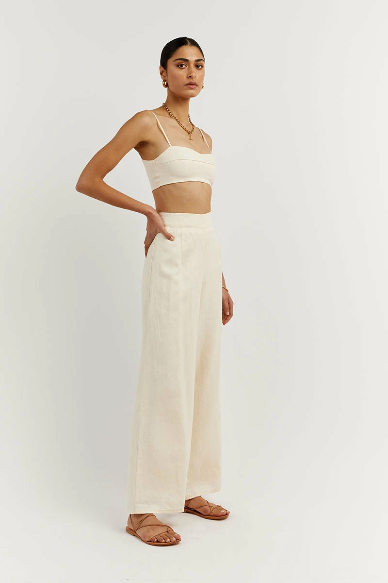 DISSH FLICK BUTTER LINEN PANT 3 DISSH FLICK BUTTER LINEN PANT - Image 3