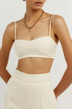 DISSH FLICK BUTTER LINEN PANT 9 DISSH FLICK BUTTER LINEN PANT -DISSH all-clothing Shop DFS10081BUT.195 4