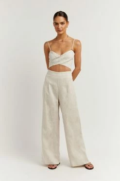 DISSH FLICK NATURAL LINEN PANT