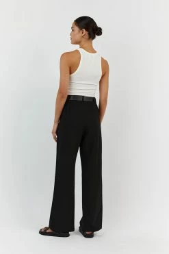 DISSH ROWAN BLACK PANT 8 DISSH ROWAN BLACK PANT -DISSH all-clothing Shop DFS10095BK.600 13