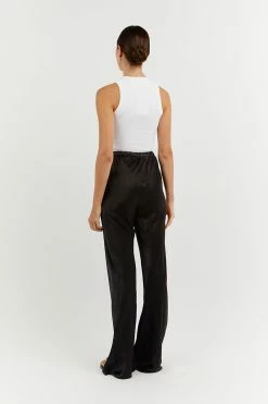 DISSH SIMONE BLACK SATIN BIAS CUT PANT 14 DISSH SIMONE BLACK SATIN BIAS CUT PANT -DISSH all-clothing Shop DFS10095BK.600 3