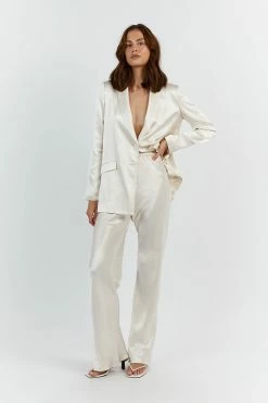 DISSH AISLE PEARL SATIN BIAS CUT PANT 10 DISSH AISLE PEARL SATIN BIAS CUT PANT -DISSH all-clothing Shop DFS10095NUD.155 11