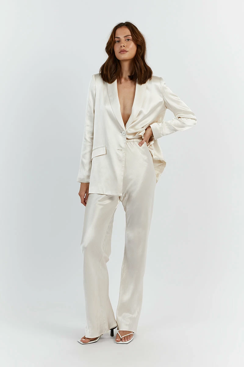 DISSH AISLE PEARL SATIN BIAS CUT PANT 3 DISSH AISLE PEARL SATIN BIAS CUT PANT - Image 3