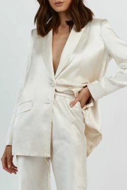 DISSH AISLE PEARL SATIN BIAS CUT PANT 13 DISSH AISLE PEARL SATIN BIAS CUT PANT -DISSH all-clothing Shop DFS10095NUD.155 14