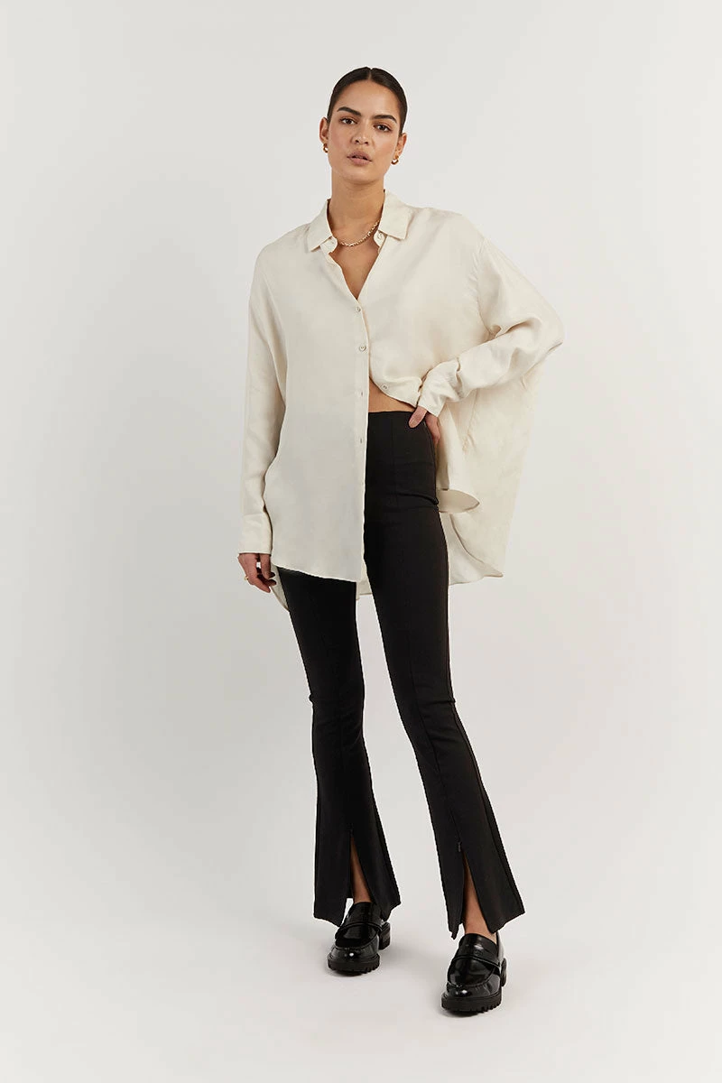 DISSH ASHER BLACK FLARED PANT 1 DISSH ASHER BLACK FLARED PANT